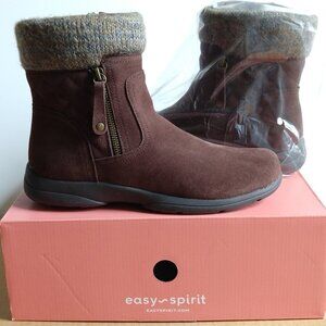 Easy Spirit "Jetty" Brown Suede Cold Weather Boots NEW run small